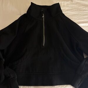 Lululemon Black Half-Zip Scuba Pullover